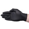 Vguard A11A3, Exam Glove, 2.2 mil Palm, Nitrile, Powder-Free, Small, 1000 PK, Black A11A31